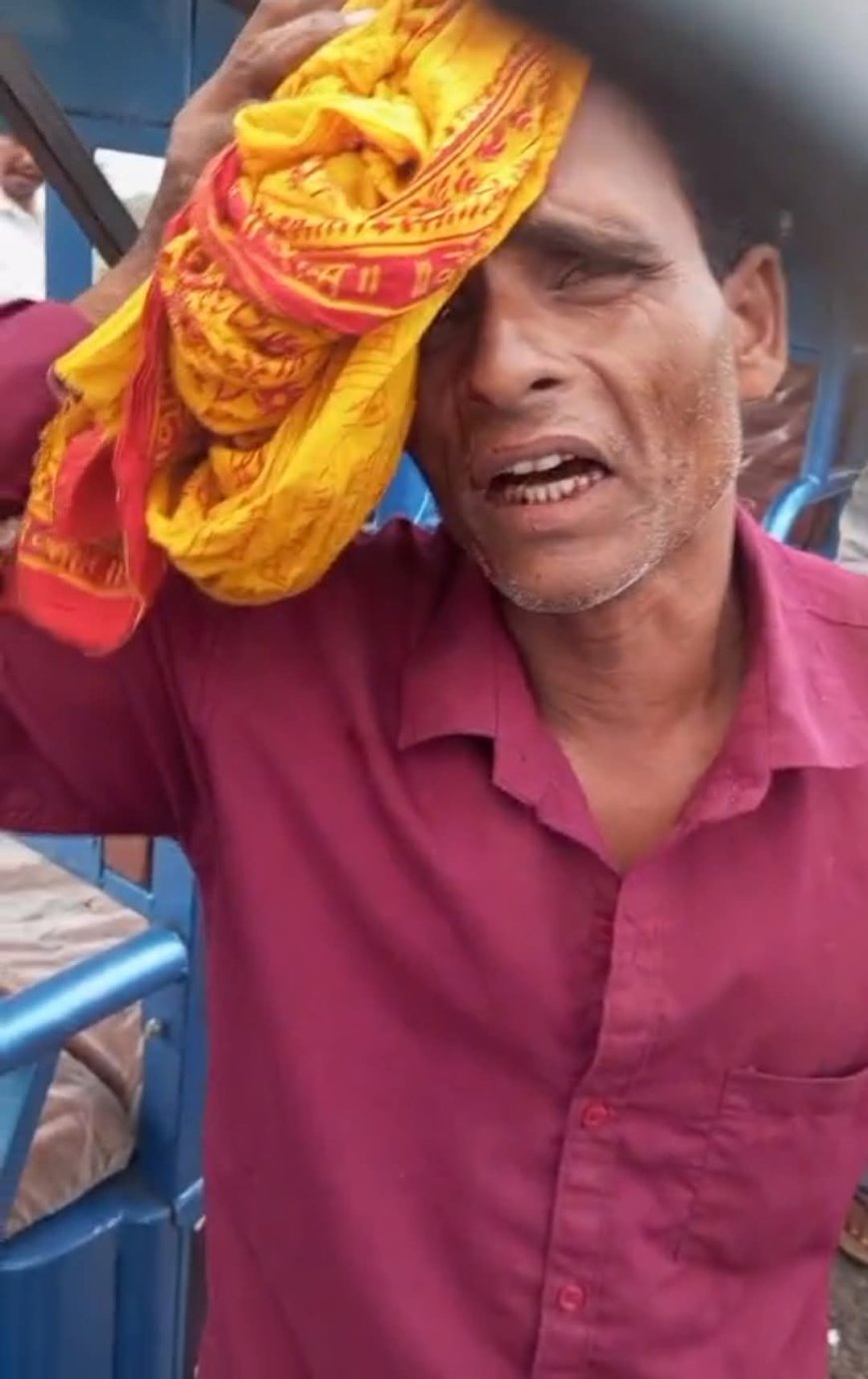 टोटो और कार  में  टक्कर, टोटो पर एक स्वारी सहित टोटो चालक घायल,
