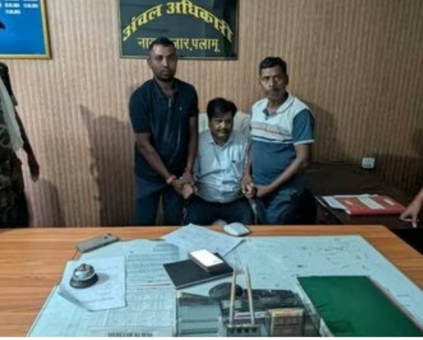 पलामू नवा बाजार की अंचल अधिकारी शैलेन्द्र कुमार को 30 हजार रिश्वत लेते हुए एसीबी ने किया गिरफ्तार