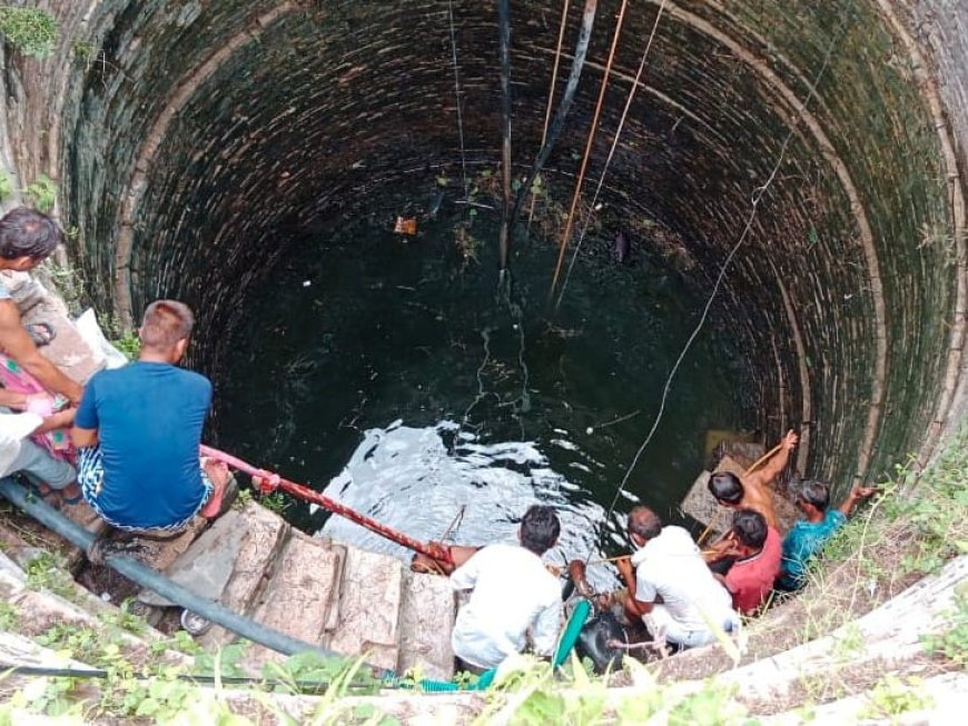 रमना में एक कुएं से तैरता हुआ युवक का शव बरामद, इलाके में सनसनी।