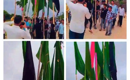 गढ़वा सदर प्रखंड के विभिन्न ग्रामीण इलाकों में मोहर्रम की शांतिपूर्ण एवं सौहार्दपूर्ण तरीके से  जुलूस निकाला गया,