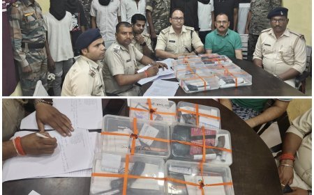 गढ़वा पुलिस को बहुत बड़ी सफलता लुट कांड करने वाला गिरोह को पकड़ कर न्याय हिरासत में भेज दिया
