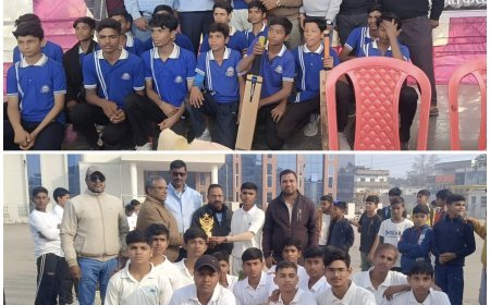 24 वी गढ़वा  जिला अंतर स्कूल क्रिकेट प्रतियोगिता में ब्राइट फ्यूचर स्कूल ने जूनियर डीपीएस स्कूल को 43 रनों से हराया